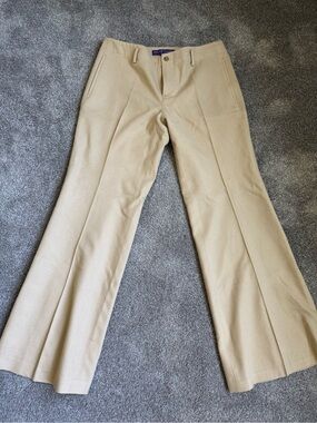 Classic Khaki Wool Pants